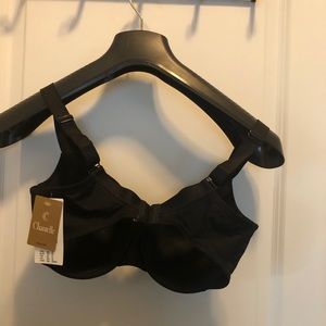NWT Chantelle Black t-shirt bra 34 DDD